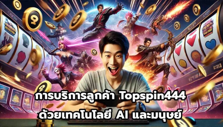 การบริการลูกค้า Topspin444 ด้วยเทคโนโลยี AI และมนุษย์-9