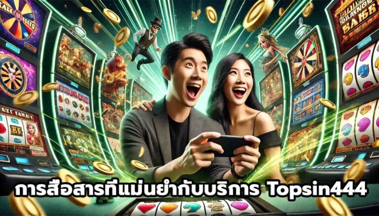 การสื่อสารที่แม่นยำกับบริการ Topsin444-7