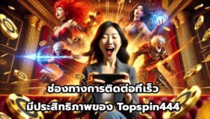 ช่องทางการติดต่อที่เร็วและมีประสิทธิภาพของ Topspin444-1