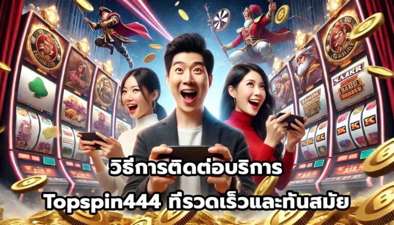 วิธีการติดต่อบริการ Topspin444 ที่รวดเร็วและทันสมัย-5